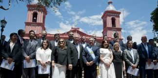 Juro el gabinete que acompañará la gestión de Raúl Jalil Gabinete Raul Jalil