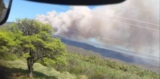La brigada contra incendios trabaja a pleno en varios incendios