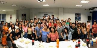 La juventud del PJ recibe en unión el 2020 Luis Castro, Noelia Brizuela (Renovación Peronista), Octavio Gutierrez, bruno gregorini