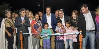 Raúl Jalil visitó Santa María e inauguro obras Raul Chico, Juan Pablo Sanchez, Raul Jalil, Santa Maria Catamarca