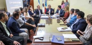 Los municipios podrán hacerse cargo de algunas obras y servicios Raul Jalil, Jorge Moreno, Susana Peralta, Intendentes