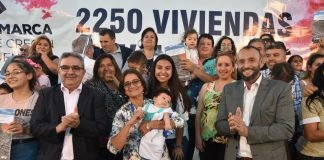 Lucia Corpacci realizó la ultima entrega de viviendas de su gestión Raul Jalil, Lucia Corpacci