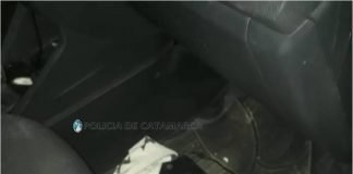 Tras persecución detienen a tres masculinos y recuperan elementos robados