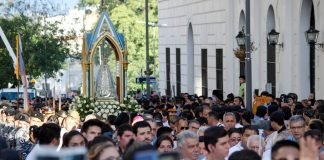 Una multitud de devotos acompañó a nuestra Señora del Valle Virgen del Valle, Procesion de virgen del valle