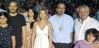 Alberto Fernández y su mujer participaron de la cena navideña en un lugar especial