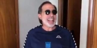 Guillermo Francella festejó el título de Racing recreando su propio meme: “Hermosa mañana, ¿verdad?”