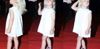 Matilda está igualita a Luciana Salazar frente a los flashes