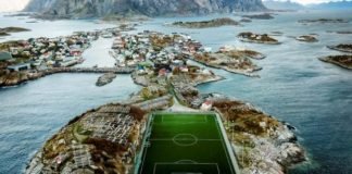 Una cancha de fútbol (demasiado genial) la rompe en las redes y causa revuelo