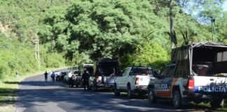 Megaoperativo policial para despejar alambrados perimetrales en la ruta 4