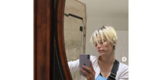 El rotundo cambio de look de Eva De Dominici: pelo cortísimo y platinado