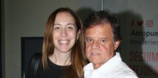 La romántica postal de Quique Sacco y María Eugenia Vidal en la Patagonia