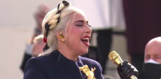 Lady Gaga cantó en la asunción de Joe Biden y emocionó a todos