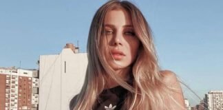 Romina Malaspina desafió al calor (desde arriba) con un escote peligroso