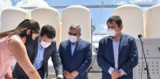 Jalil inauguró dos mosteras y se anunció un paquete de inversión para la industria Raul Jalil, Sebastian Noblega