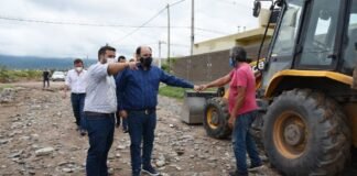 Con un gran despliegue se avanzó en tiempo récord en la limpieza integral de la ciudad Gustavo Saadi,