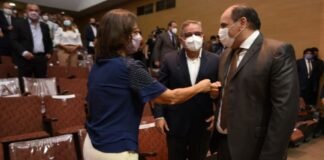 Gustavo Saadi creará una mesa de diálogo para sumar becados a la planta permanente Gustavo Saadi, Raul Jalil, Luia Corpacci