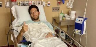 Del Potro fue operado con éxito