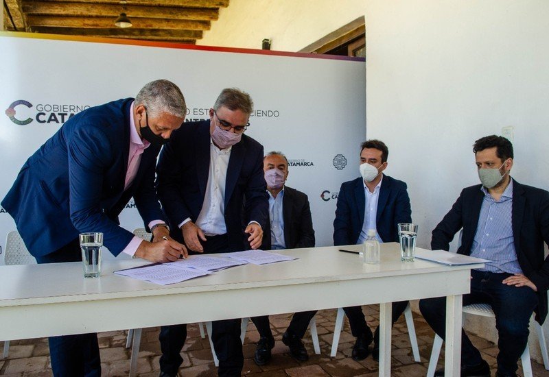 Raúl Jalil recibió al secretario de Derechos Humanos de la Nación, Horacio Pietragalla