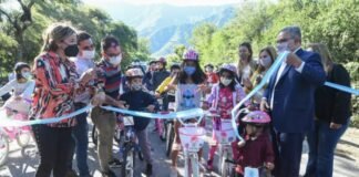 Raúl Jalil y Susana Zenteno inauguraron nuevos espacios recreativos en El Portezuelo