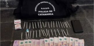 Secuestran droga y detienen a un hombre en Andalgalá