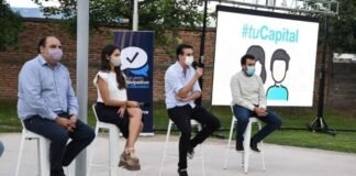 Vecinos debaten sobre las obras a ejecutar en sus barrios Gustavo Saadi, Fernando Monguillot, Mariano Rosales