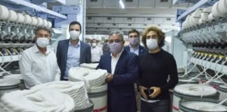 Raúl Jalil visitó obras en El Pantanillo y recorrió la ampliación de la fábrica Coteca Raul Jalil, Lisandro Alvarez, Raul Barot