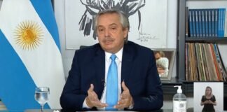 Anuncio de restricciones del presidente Alberto Fernández para el AMBA y el PAIS