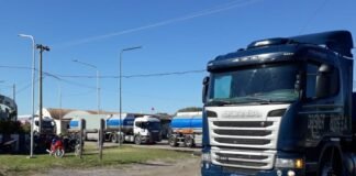 ATE corta la ruta 157 en Recreo y hay caos con camioneros varados
