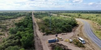 Avanzan las obras de recuperación de vías ferroviarias en Recreo para el puerto seco