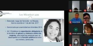 CONTINÚA EL PLAN DE CAPACITACIÓN EN LEY MICAELA EN EL MINISTERIO DE SEGURIDAD