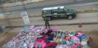 Decomisan mercadería de contrabando en Esquiú por un valor de 10 millones de pesos