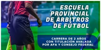 LA ESCUELA PROVINCIAL DE ÁRBITROS DE FÚTBOL ABRE SUS INSCRIPCIONES