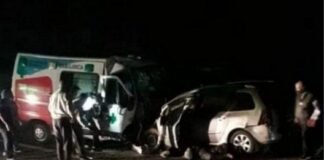 La Rioja: nueve muertos por un choque frontal entre un auto y una ambulancia