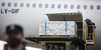 Llegan hoy otras 800 mil dosis de la vacuna Sputnik V