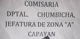TRAS UN REGISTRO DOMICILIARIO SECUESTRAN UN TELÉFONO CELULAR EN CAPAYÁN