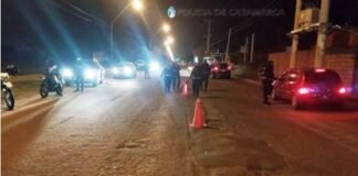 Controles para desalentar la circulación: 104 actas en solo una hora