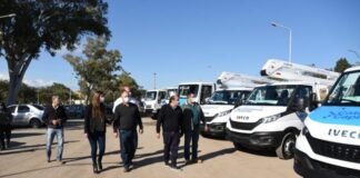 Gustavo Saadi entregó nuevos vehículos para brindar más y mejores servicios en la ciudad