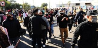 Ayer se vivió una jornada de tensión y protestas