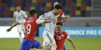 Argentina no pudo con Chile y sumó un punto con sabor a poco