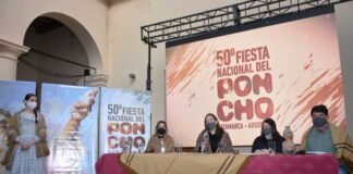 En formato virtual, la 50º Fiesta del Poncho será del 25 al 31 de julio