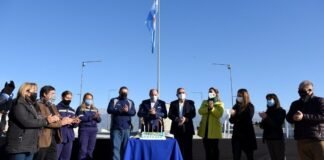 Saadi inauguró la Avenida del Bicentenario