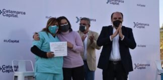 Saadi pasó a planta permanente a 120 personas del área de salud Lucia Corpacci, Raul Jalil, Gustavo Saadi