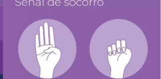 Seguridad lanza campaña para ayudar a las víctimas de violencia de Género Señal de socorro