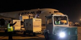 Covid-19: llegaron más de 2 millones de dosis de vacunas