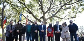Gustavo Saadi inauguró las obras de la Plaza del Maestro
