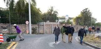 Gustavo Saadi recorrió obras y dialogó con vecinos en Villa Eumelia, Montecristo y Loteo Noriega