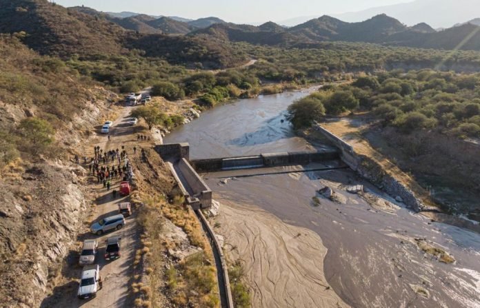 Jalil inauguró la recuperación del azud de Huaycama en Valle Viejo