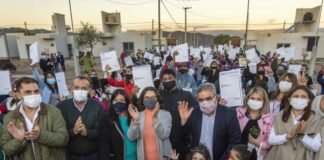 Jalil y Corpacci entregaron 100 nuevos hogares en el norte capitalino