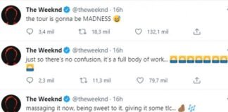 The Weeknd está trabajando en un nuevo disco