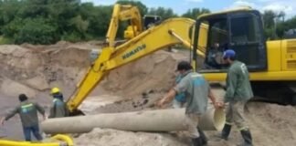 Rotura en el caño del Acueducto Pirquitas-Capital: el Valle Central con interrupción del servicio de agua